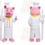 Pig Mascot Costume for Adults Custom Logo Party Character Suit