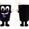 Cup Mascot Costume for Adults Custom Logo Party Character Suit