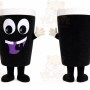 Cup Mascot Costume for Adults Custom Logo Party Character Suit