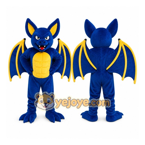 Bat Mascot Costume for Adults Custom Logo Party Character Suit