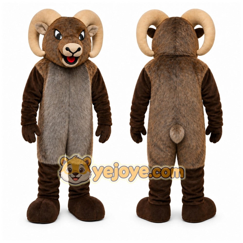 Ram Mascot Costume for Adults Custom Logo Party Character Suit