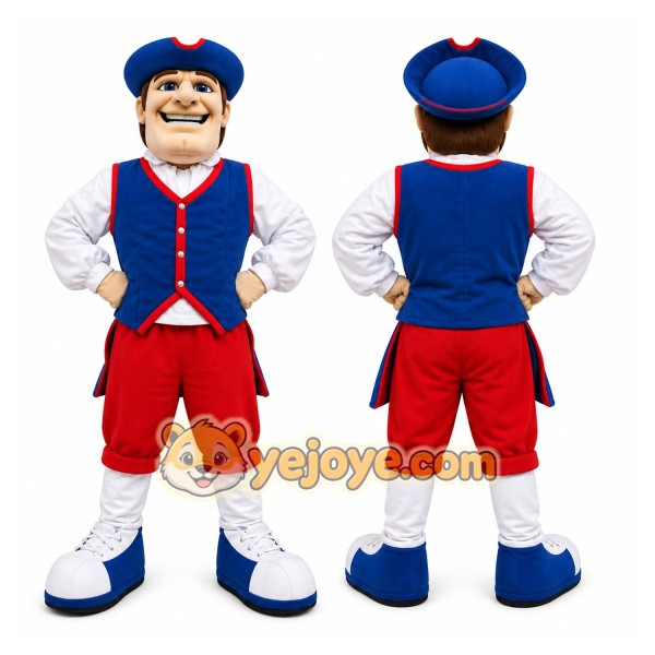 Person Mascot Costume for Adults Custom Logo Party Character Suit
