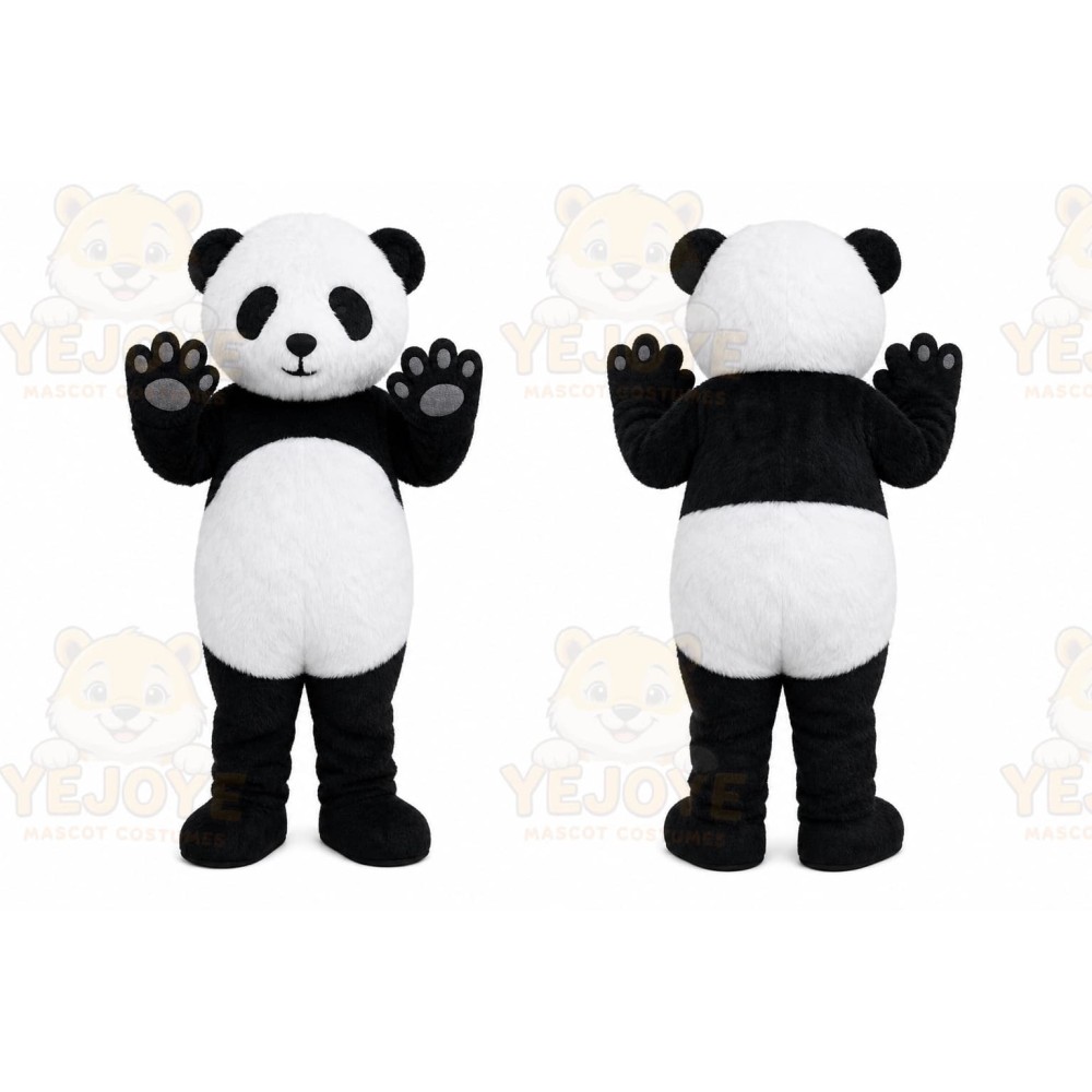 Panda Mascot Costume for Adults Custom Logo Party Character Suit