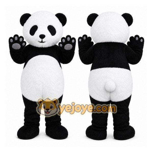 Panda Mascot Costume for Adults Custom Logo Party Character Suit