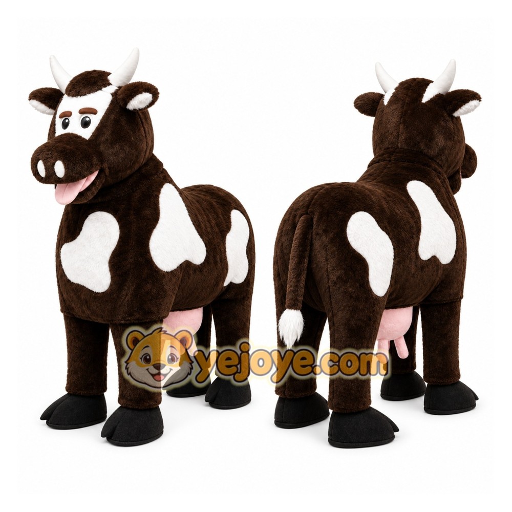 Cow Mascot Costume for Adults Custom Logo Party Character Suit Cow Mascot Costume for Adults Custom Logo Party Character Suit