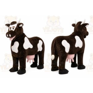Cow Mascot Costume for Adults Custom Logo Party Character Suit