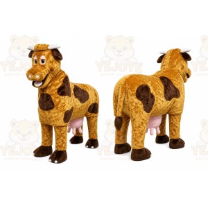 Cow Mascot Costume for Adults Custom Logo Party Character Suit