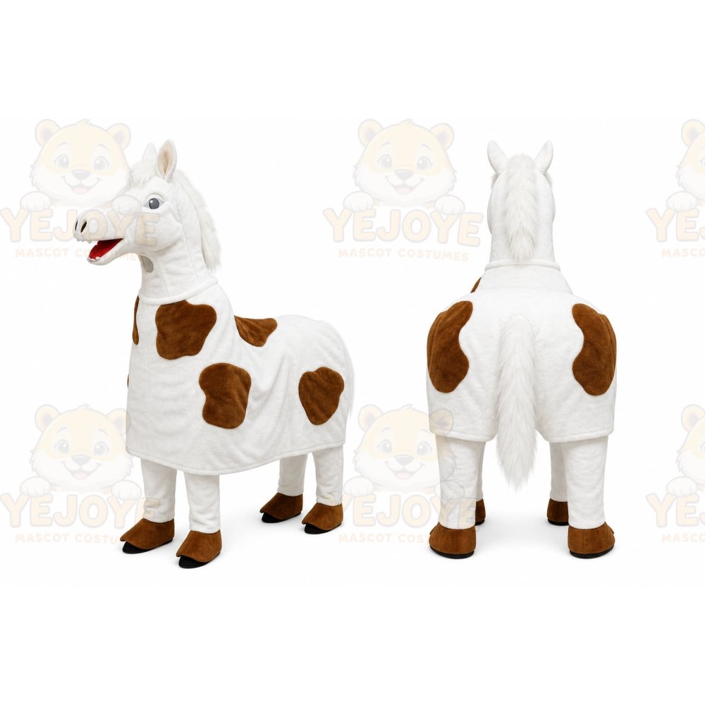 Horse Mascot Costume for Adults Custom Logo Party Character Suit