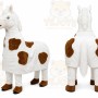 Horse Mascot Costume for Adults Custom Logo Party Character Suit