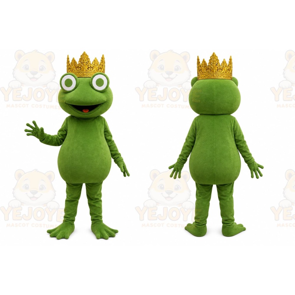 Frog Mascot Costume for Adults Custom Logo Party Character Suit
