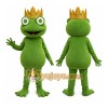 Frog Mascot Costume for Adults Custom Logo Party Character Suit