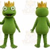 Frog Mascot Costume for Adults Custom Logo Party Character Suit