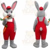 Rabbit Mascot Costume for Adults Custom Logo Party Character Suit