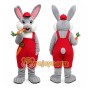 Rabbit Mascot Costume for Adults Custom Logo Party Character Suit