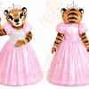 Tiger Mascot Costume for Adults Custom Logo Party Character Suit