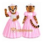 Tiger Mascot Costume for Adults Custom Logo Party Character Suit
