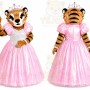 Tiger Mascot Costume for Adults Custom Logo Party Character Suit