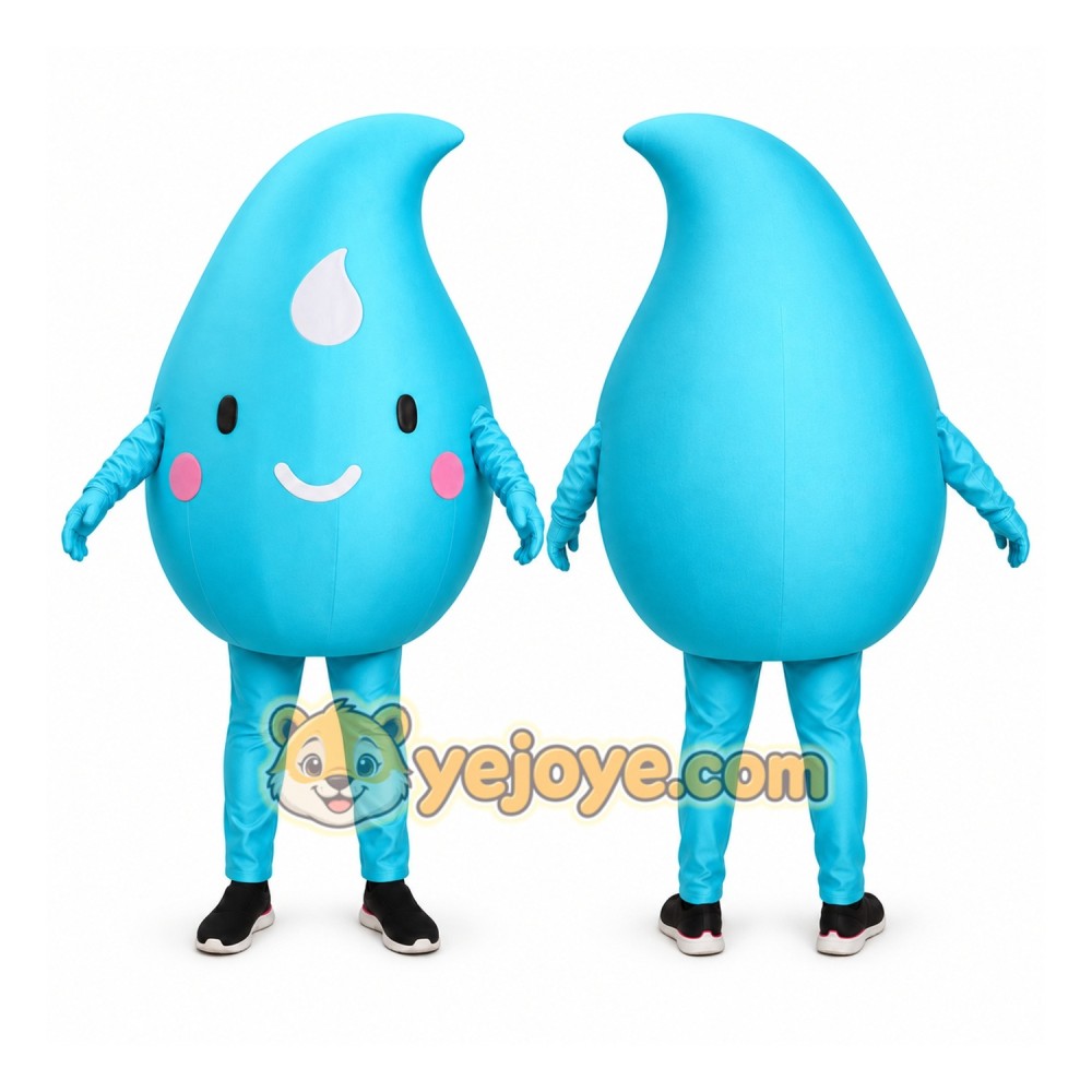 Drop Mascot Costume for Adults Custom Logo Party Character Suit