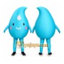 Drop Mascot Costume for Adults Custom Logo Party Character Suit