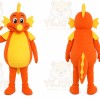 Fish Mascot Costume for Adults Custom Logo Party Character Suit