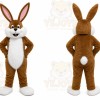 Rabbit Mascot Costume for Adults Custom Logo Party Character Suit