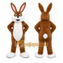 Rabbit Mascot Costume for Adults Custom Logo Party Character Suit