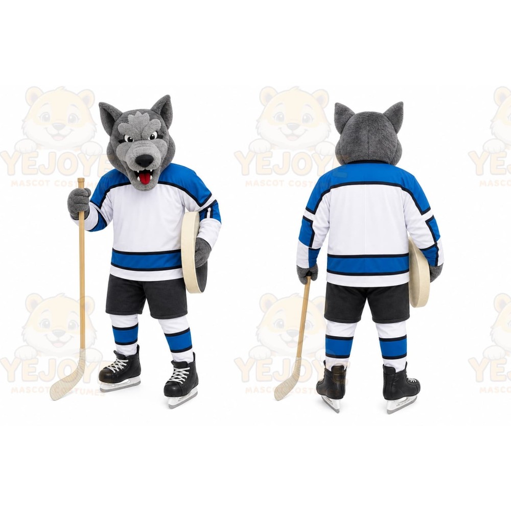 Wolf Mascot Costume for Adults Custom Logo Party Character Suit