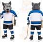 Wolf Mascot Costume for Adults Custom Logo Party Character Suit