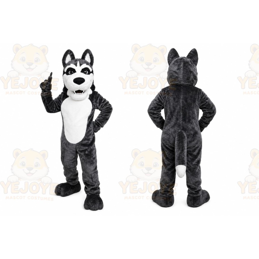 Wolf Mascot Costume for Adults Custom Logo Party Character Suit