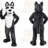 Wolf Mascot Costume for Adults Custom Logo Party Character Suit