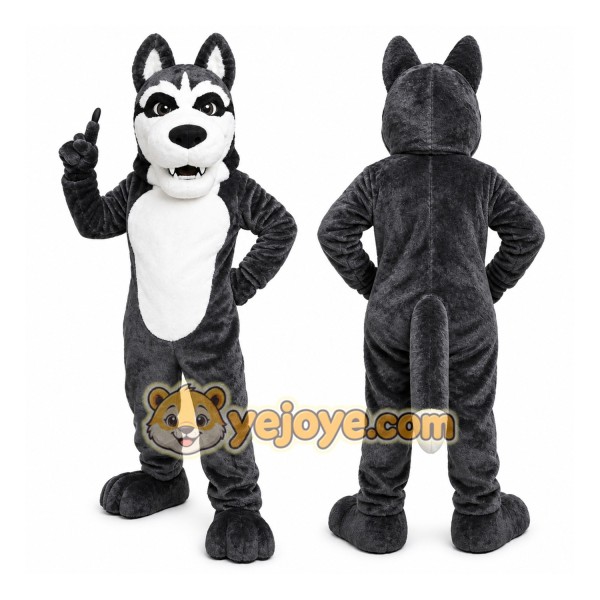 Wolf Mascot Costume for Adults Custom Logo Party Character Suit