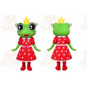 Frog Mascot Costume for Adults Custom Logo Party Character Suit