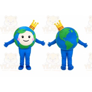 Earth Mascot Costume for Adults Custom Logo Party Character Suit