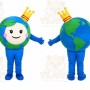 Earth Mascot Costume for Adults Custom Logo Party Character Suit