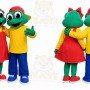 Frog Mascot Costume for Adults Custom Logo Party Character Suit
