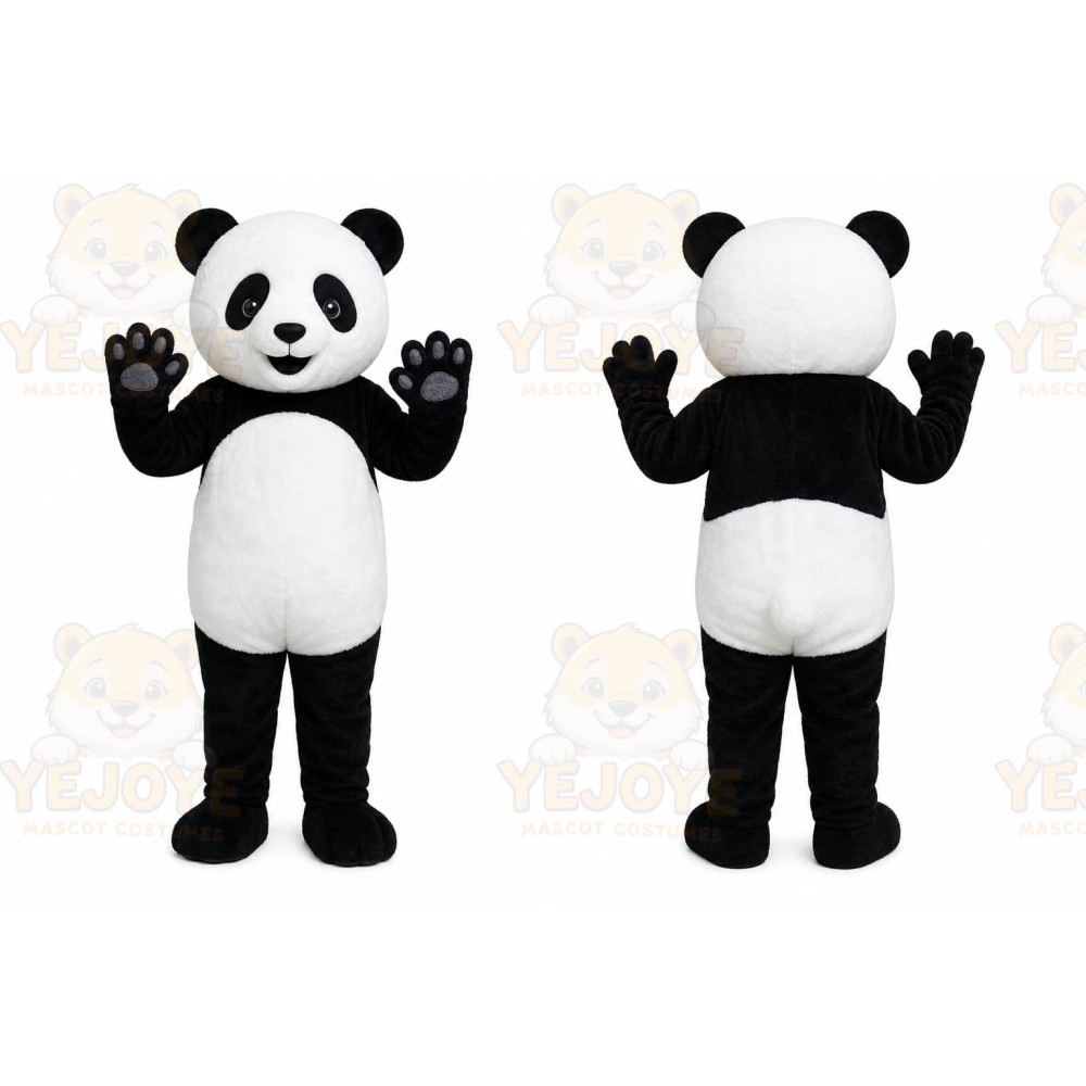 Panda Mascot Costume for Adults Custom Logo Party Character Suit