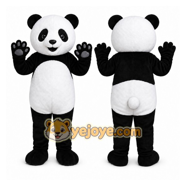 Panda Mascot Costume for Adults Custom Logo Party Character Suit