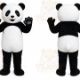 Panda Mascot Costume for Adults Custom Logo Party Character Suit