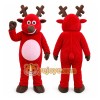 Reindeer Mascot Costume for Adults Custom Logo Party Character Suit