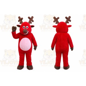 Reindeer Mascot Costume for Adults Custom Logo Party Character Suit