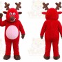 Reindeer Mascot Costume for Adults Custom Logo Party Character Suit