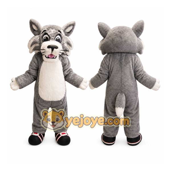 Wolf Mascot Costume for Adults Custom Logo Party Character Suit