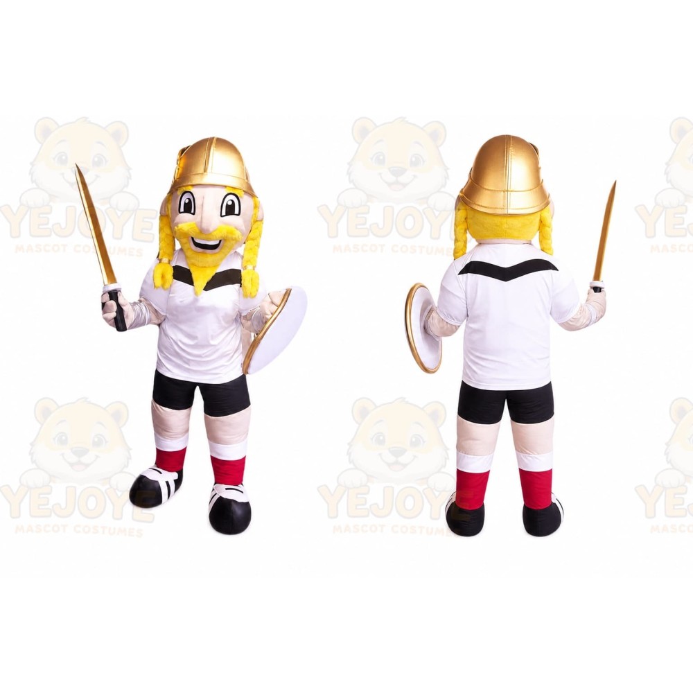 Strongman Mascot Costume for Adults Custom Logo Party Character Suit