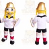 Strongman Mascot Costume for Adults Custom Logo Party Character Suit
