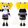 cheerleader Mascot Costume for Adults Custom Logo Party Character Suit