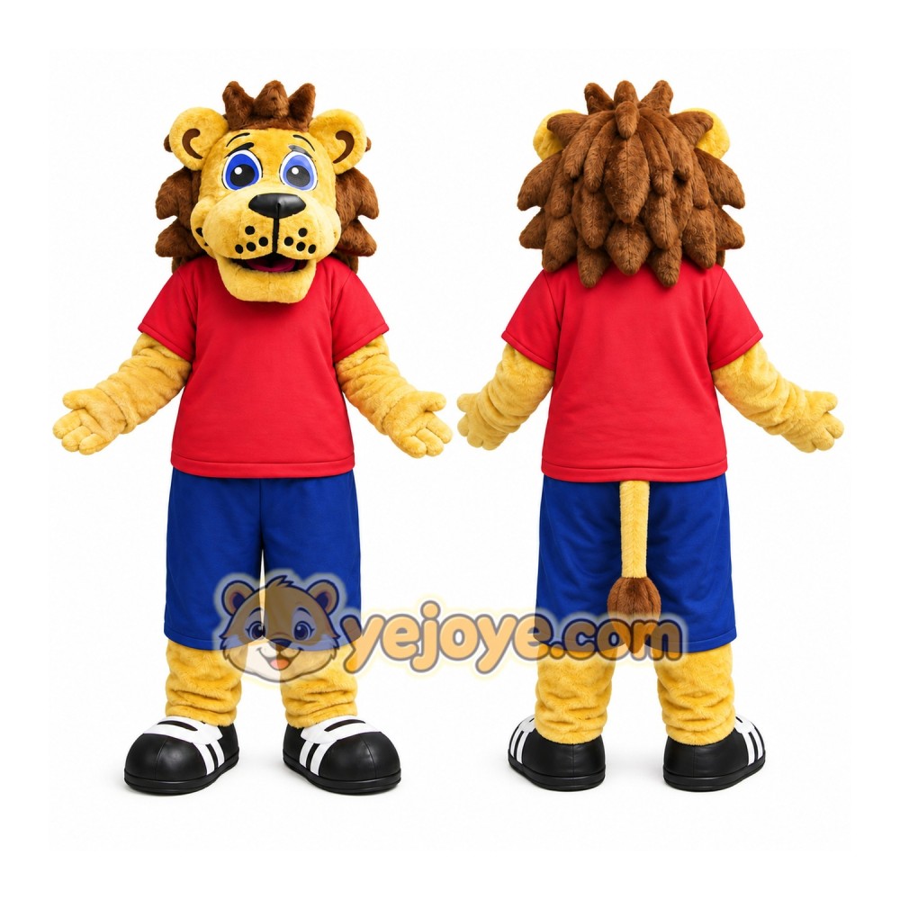 Lion Mascot Costume for Adults Custom Logo Party Character Suit Lion Mascot Costume for Adults Custom Logo Party Character Suit