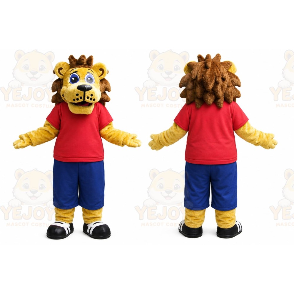 Lion Mascot Costume for Adults Custom Logo Party Character Suit