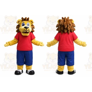 Lion Mascot Costume for Adults Custom Logo Party Character Suit