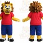 Lion Mascot Costume for Adults Custom Logo Party Character Suit