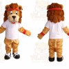 Lion Mascot Costume for Adults Custom Logo Party Character Suit
